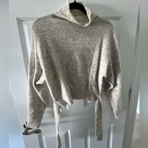 Wilfred Gray Cowl Neck Sweater